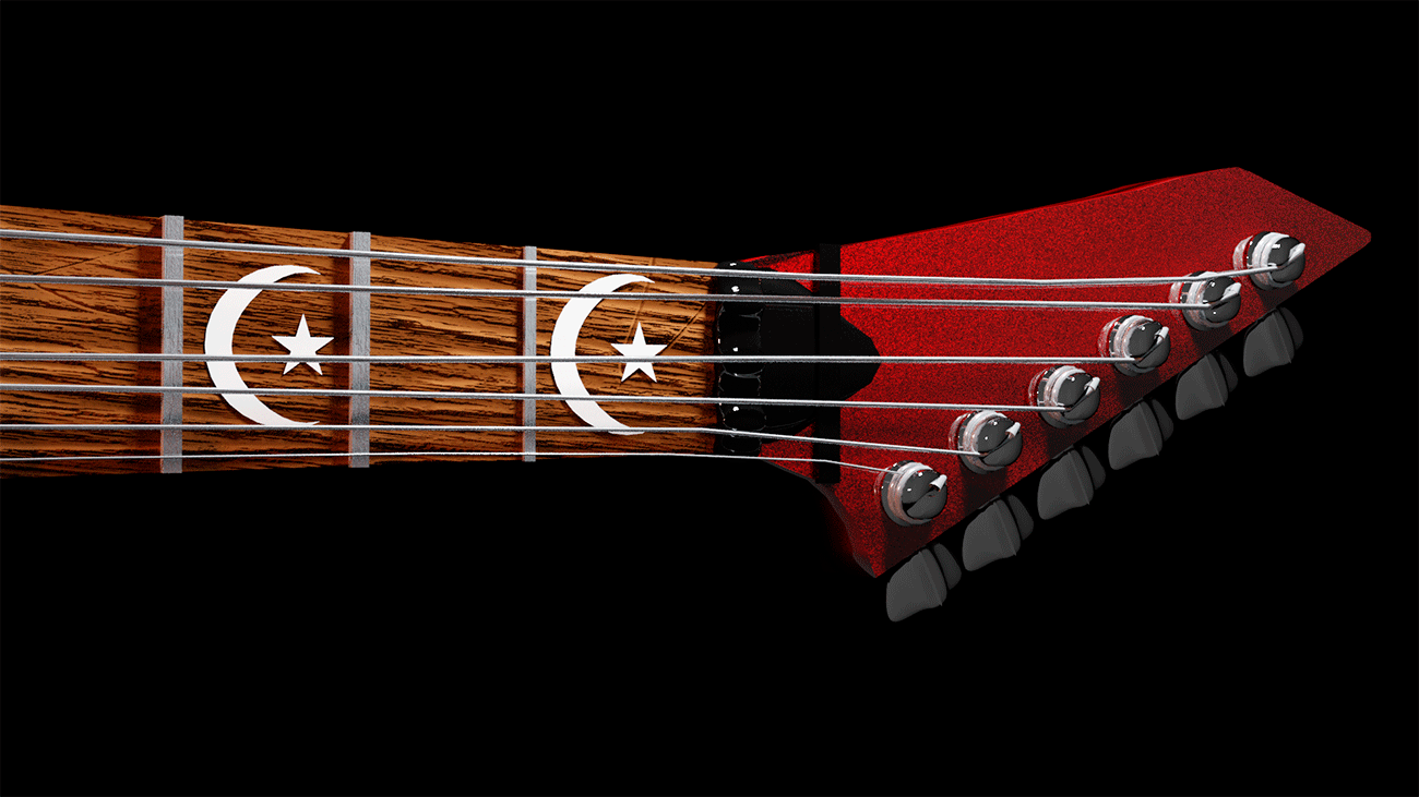 Modélisation 3D Guitare Ouija