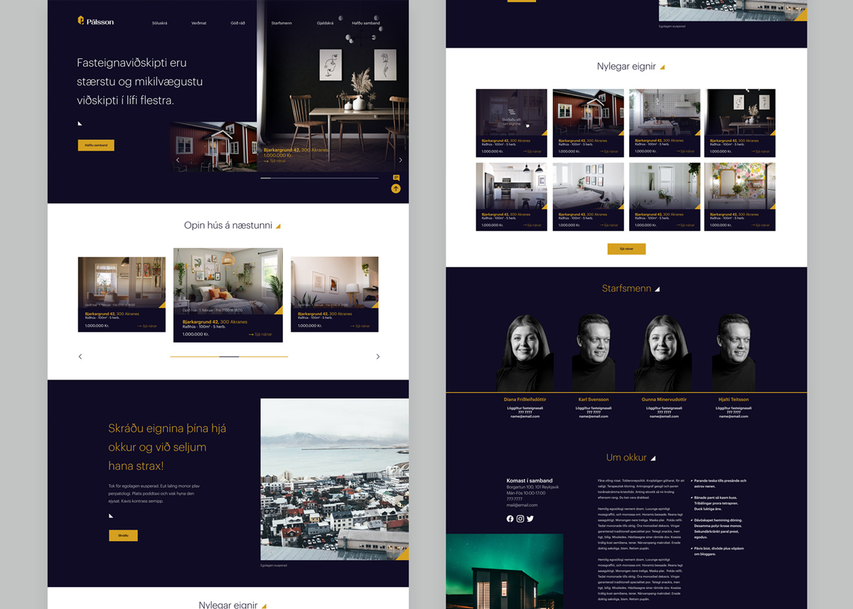 Palsson UI Design